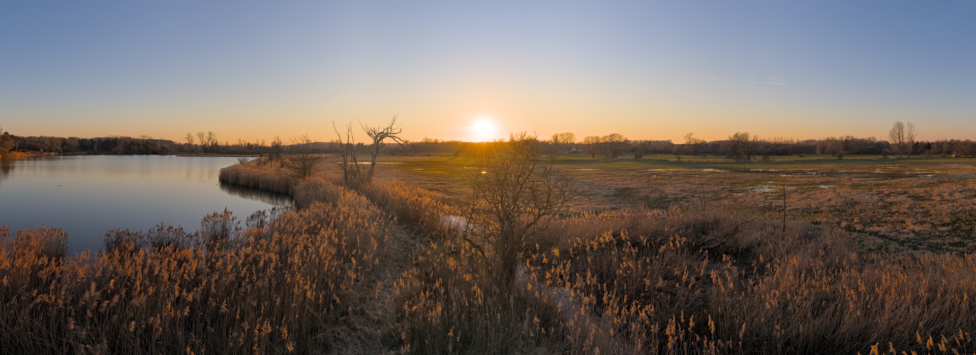 View over the Dijle Valley from a birdwatching tower near Oud-Heverlee