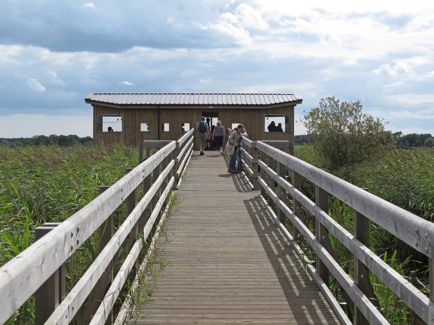 Island Mere Hide at RSPB Minsmere in Suffolk