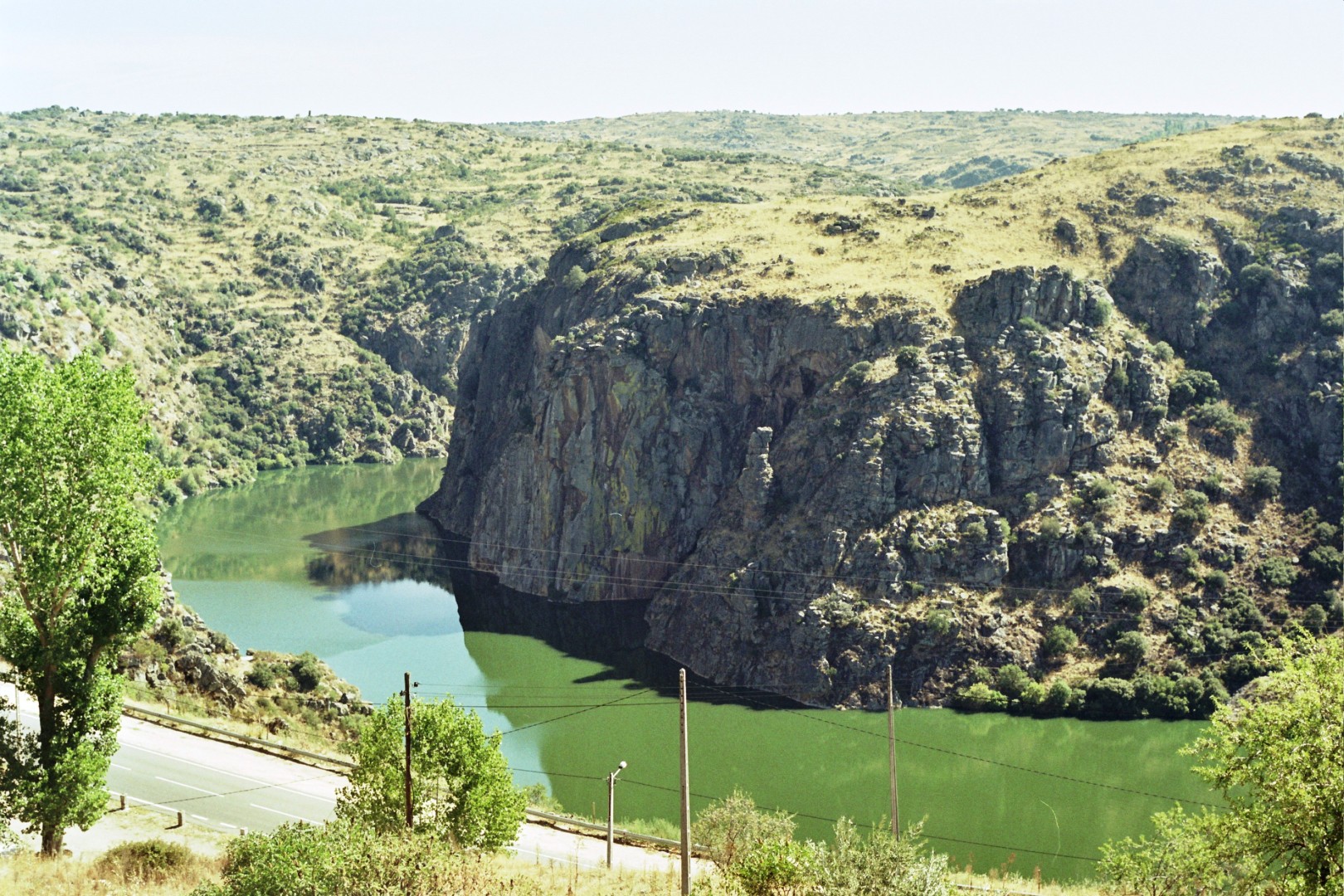 Landschap van het natuurpark Douro Internacional in Portugal