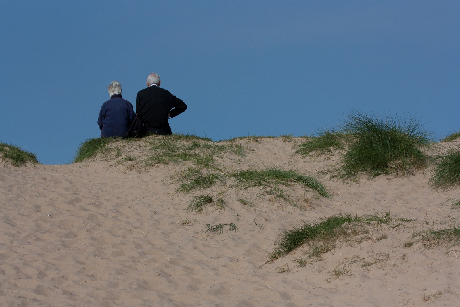 Sentiero tra le dune presso Titchwell, sulla costa del Norfolk